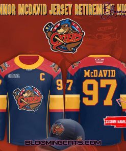 Erie Otters “Connor McDavid Jersey Retirement Night” Jersey