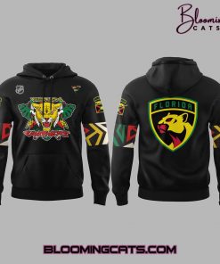 Florida Panthers “Black History Night” 2025 Black Hoodie