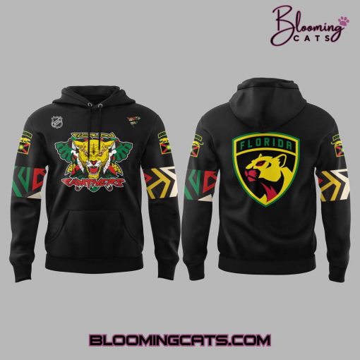 Florida Panthers “Black History Night” 2025 Black Hoodie