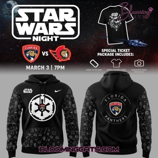 Florida Panthers Hockey NHL 2025 “Star Wars Night” Limited Edition Hoodie