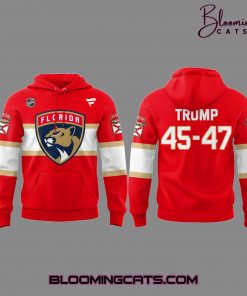 Florida Panthers x “Trump 45-47” 2025 Limited Edition Red Hoodie