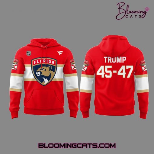 Florida Panthers x “Trump 45-47” 2025 Limited Edition Red Hoodie