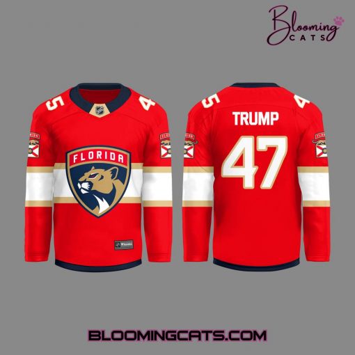 Florida Panthers x “Trump 45-47” 2025 Limited Edition Red Jersey