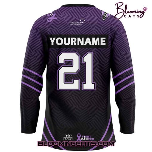 Fort Wayne Komets x Fight Cancer Night Limited Edition Jersey