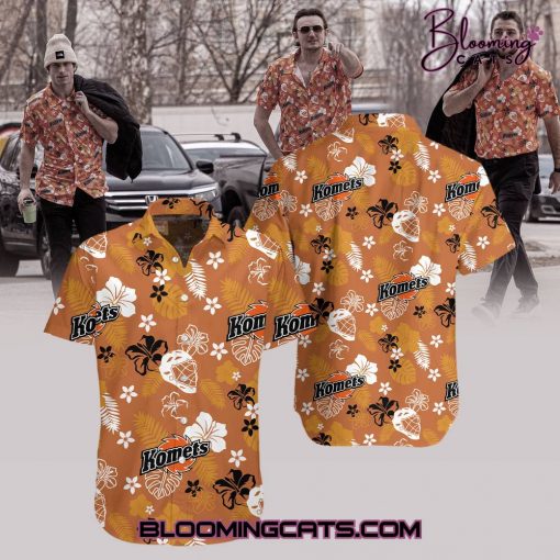 Fort Wayne Komets x Luau Night 2025 Limited Edition Hawaiian Shirt