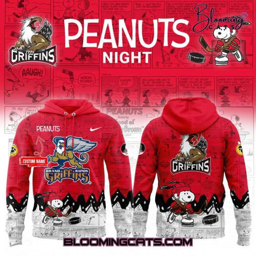 Grand Rapids Griffins 75th Anniversary of Peanuts Hoodie