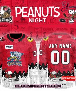 Grand Rapids Griffins 75th Anniversary of Peanuts Jersey