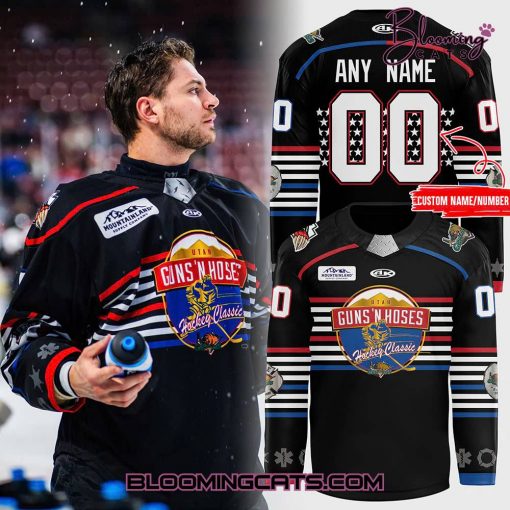 Grizzlies Guns & Hoses Jersey Auction Limited Edition Hockey Jersey