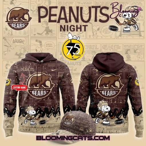 Hershey Bears 75th Anniversary of Peanuts Hoodie