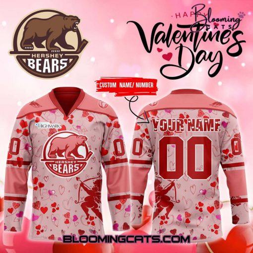 Hershey Bears x Valentines Day 2025 Limited Edition Jersey