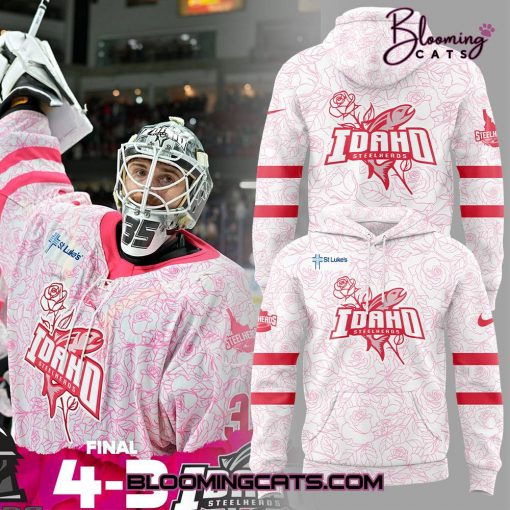 Idaho Steelheads x Pink In The Rink Limited Edition Hoodie