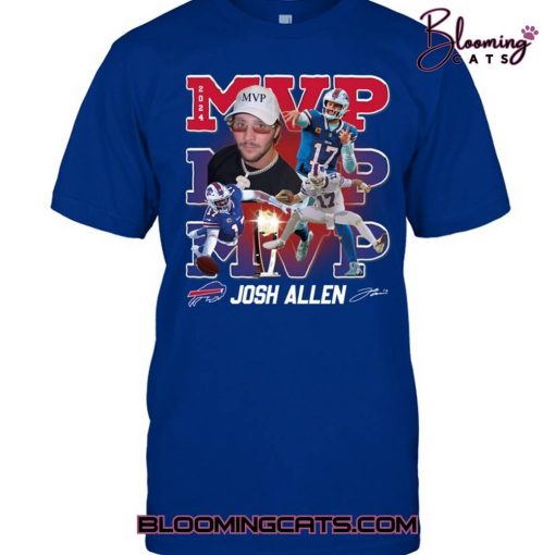 Josh Allen MVP Limited Edition Blue Shirt