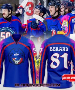 Kalamazoo Wings x Grateful Dead 2025 Hockey Jersey