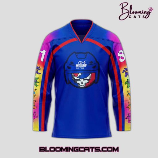 Kalamazoo Wings x Grateful Dead 2025 Hockey Jersey