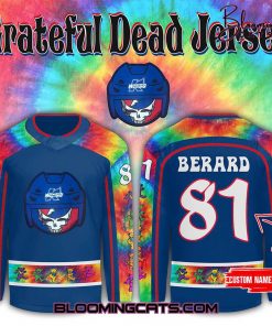 Kalamazoo Wings x Grateful Dead 2025 Limited Edition Jersey