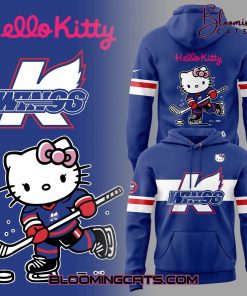 Kalamazoo Wings x Hello Kitty Limited Edition Blue Hoodie