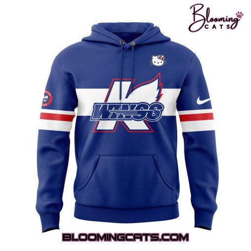 Kalamazoo Wings x Hello Kitty Limited Edition Blue Hoodie