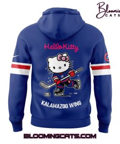 Kalamazoo Wings x Hello Kitty Limited Edition Blue Hoodie