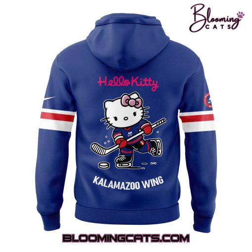 Kalamazoo Wings x Hello Kitty Limited Edition Blue Hoodie