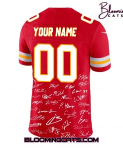 Kansas City Chiefs Champions Super Bowl 2025 Signature All Team Football Jersey