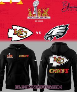 Kansas City Chiefs NFL Super Bowl LIX 2025 Limited Edition Black Hoodie