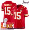 Kansas City Chiefs Super Bowl LIX Custom White Jersey