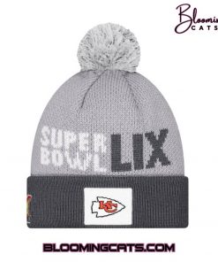 Kansas City Chiefs Super Bowl LIX Limited Edition Grey Knit Hat