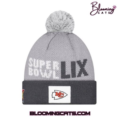 Kansas City Chiefs Super Bowl LIX Limited Edition Grey Knit Hat