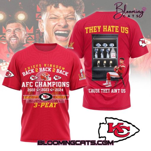 Kansas City Chiefs “THEY HATE US ‘CAUSE THEY AINT US” T-shirt