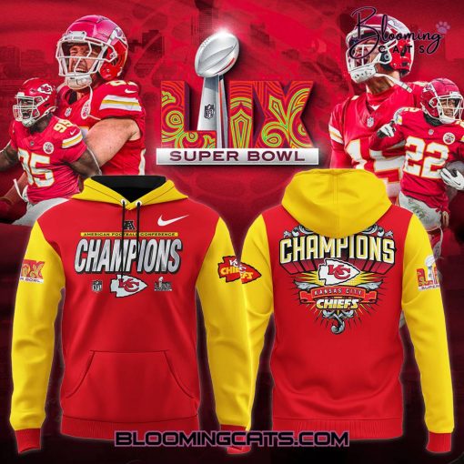 Kansas City Chiefs x Super Bowl LIX Champions 2025 Limited Edition Red Hoodie