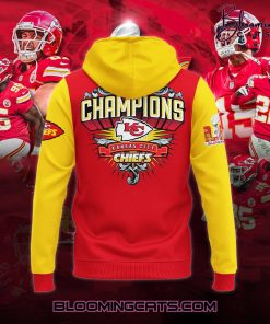 Kansas City Chiefs x Super Bowl LIX Champions 2025 Limited Edition Red Hoodie