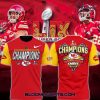 Kansas City Chiefs x Super Bowl LIX Champions 2025 Limited Edition White Shirt