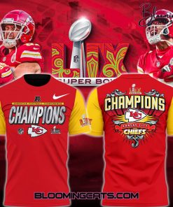 Kansas City Chiefs x Super Bowl LIX Champions 2025 Limited Edition Red Shirt