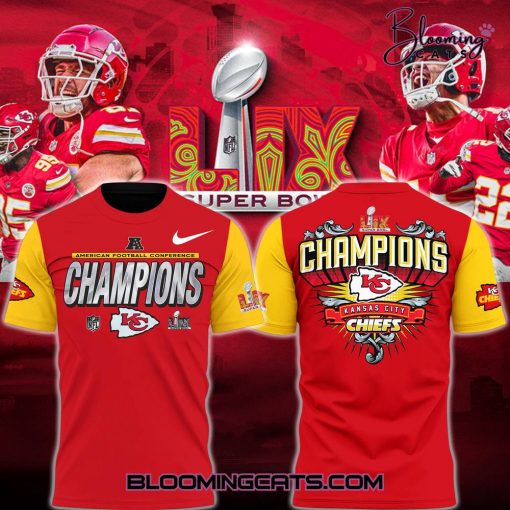 Kansas City Chiefs x Super Bowl LIX Champions 2025 Limited Edition Red Shirt