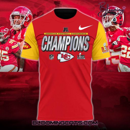 Kansas City Chiefs x Super Bowl LIX Champions 2025 Limited Edition Red Shirt