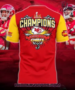 Kansas City Chiefs x Super Bowl LIX Champions 2025 Limited Edition Red Shirt