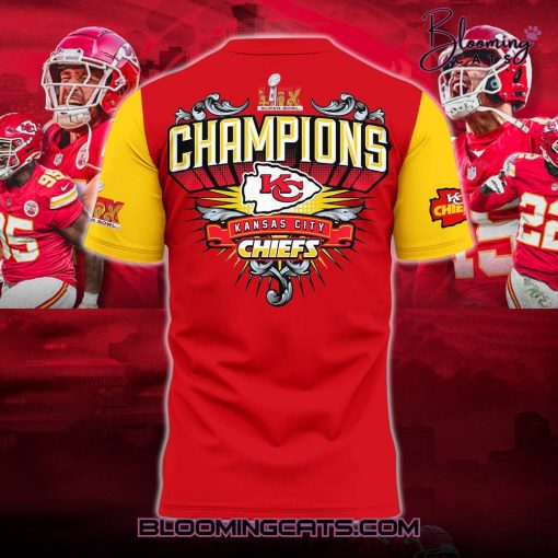 Kansas City Chiefs x Super Bowl LIX Champions 2025 Limited Edition Red Shirt