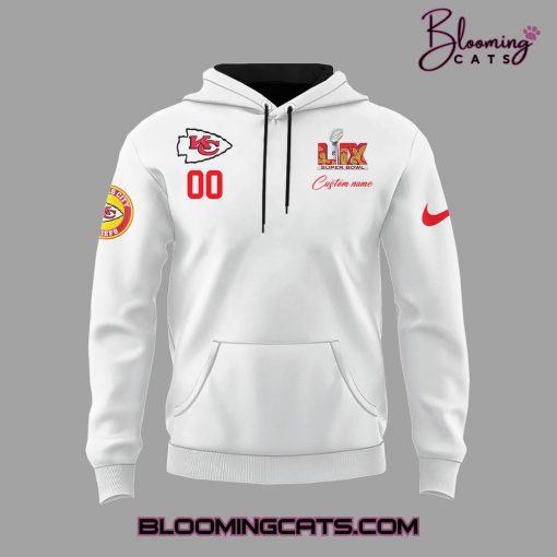 Kansas City Chiefs x Super Bowl LIX Champions 2025 Limited Edition White Hoodie