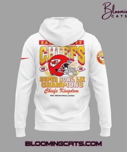 Kansas City Chiefs x Super Bowl LIX Champions 2025 Limited Edition White Hoodie