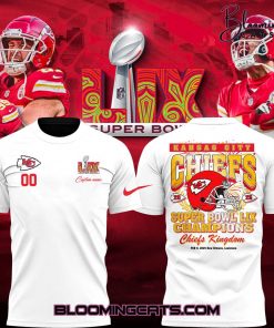 Kansas City Chiefs x Super Bowl LIX Champions 2025 Limited Edition White Shirt