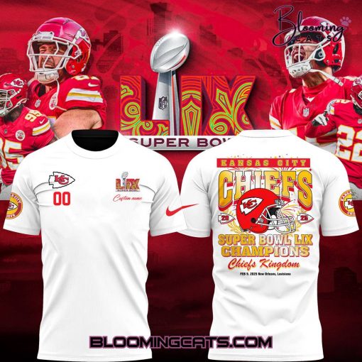 Kansas City Chiefs x Super Bowl LIX Champions 2025 Limited Edition White Shirt