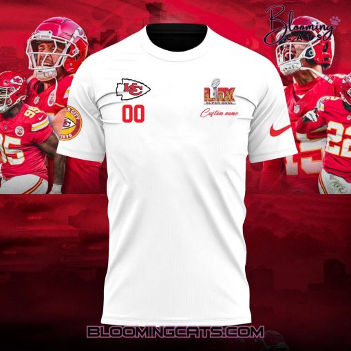 Kansas City Chiefs x Super Bowl LIX Champions 2025 Limited Edition White Shirt