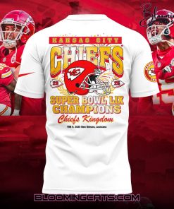 Kansas City Chiefs x Super Bowl LIX Champions 2025 Limited Edition White Shirt