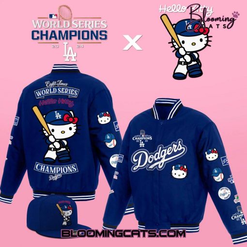 Los Angeles Dodgers X Hello Kitty Limited Edition Baseball Jacket