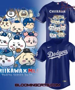 Los Angeles Dodgers x Chiikawa 2025 Limited Edition Baseball Jersey