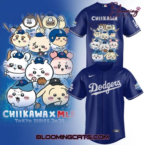 Los Angeles Dodgers x Chiikawa 2025 Limited Edition Baseball Jersey