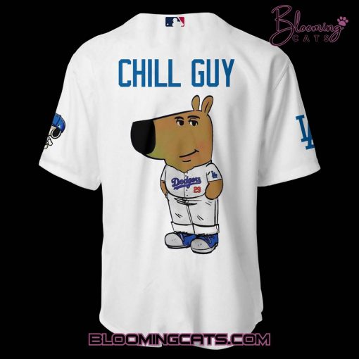 Los Angeles Dodgers x Chill Guy Limited Edition Baseball Jersey