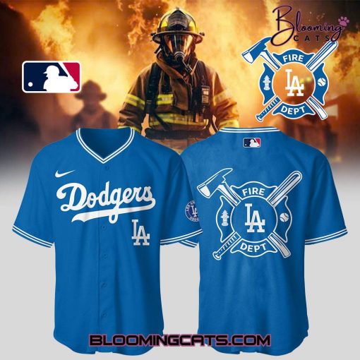 Los Angeles Dodgers x Firefighter Appreciation Night Baseball Jersey