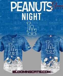 Los Angeles Dodgers x Pirates Anniversary of Peanuts Limited Edition Baseball Jersey