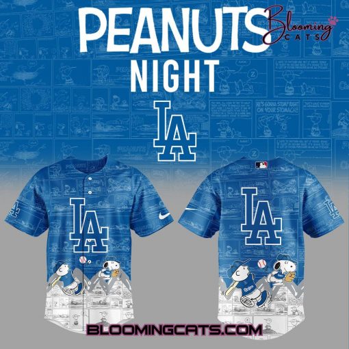 Los Angeles Dodgers x Pirates Anniversary of Peanuts Limited Edition Baseball Jersey